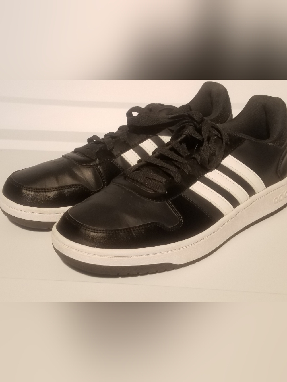 Men Adidas Hoops 2 Low Shoes  Sneakers Black Size 12